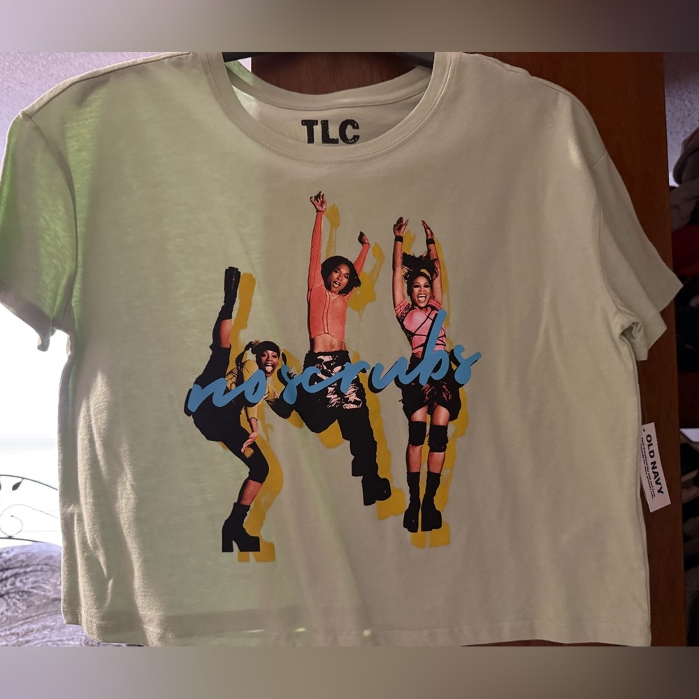 TLC No Scrubs Graphic Tee - Light Green